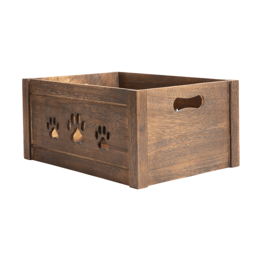 Brown Dog Toy Storage Box