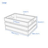 Sturdy Natural WoodenApple Crates Retail Display Shelf Box Gift Hampers