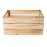 Sturdy Natural WoodenApple Crates Retail Display Shelf Box Gift Hampers