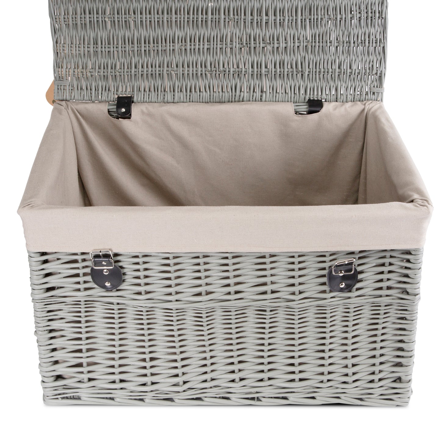 Wicker Trunk Baby Nursery Toys Blanket Storage Chest Basket Box