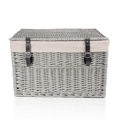 Wicker Trunk Baby Nursery Toys Blanket Storage Chest Basket Box