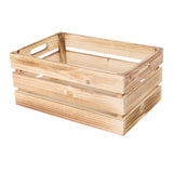 Sturdy Natural WoodenApple Crates Retail Display Shelf Box Gift Hampers