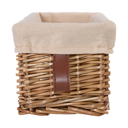 Narrow Space-save Wicker Storage Basket Bathroom Toilet Roll Basket Gift Hamper Bathroom Hallway Kitchen Storage Basket Gift Basket