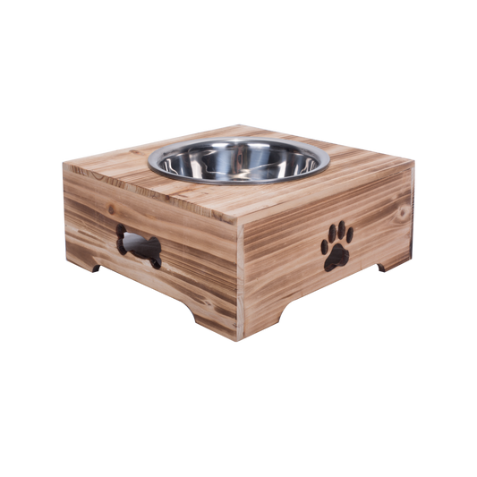 Single Bowl Dog Feeding Station