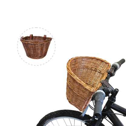 Steamed Wicker Bike Basket