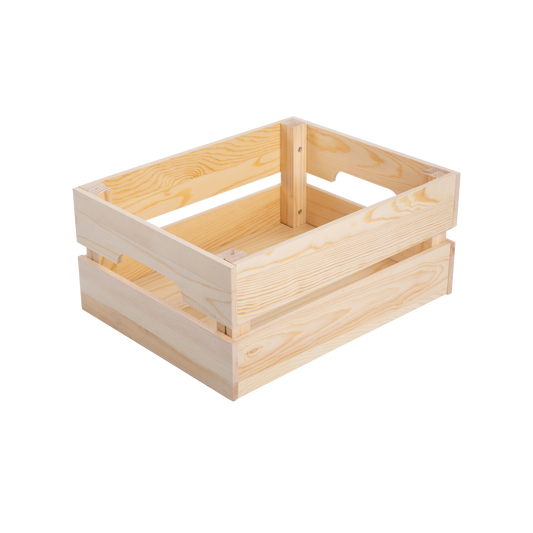 Unvarnished Wooden Crate