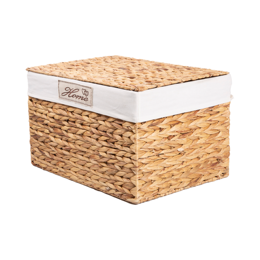 Water Hyacinth Storage Hamper with Lining