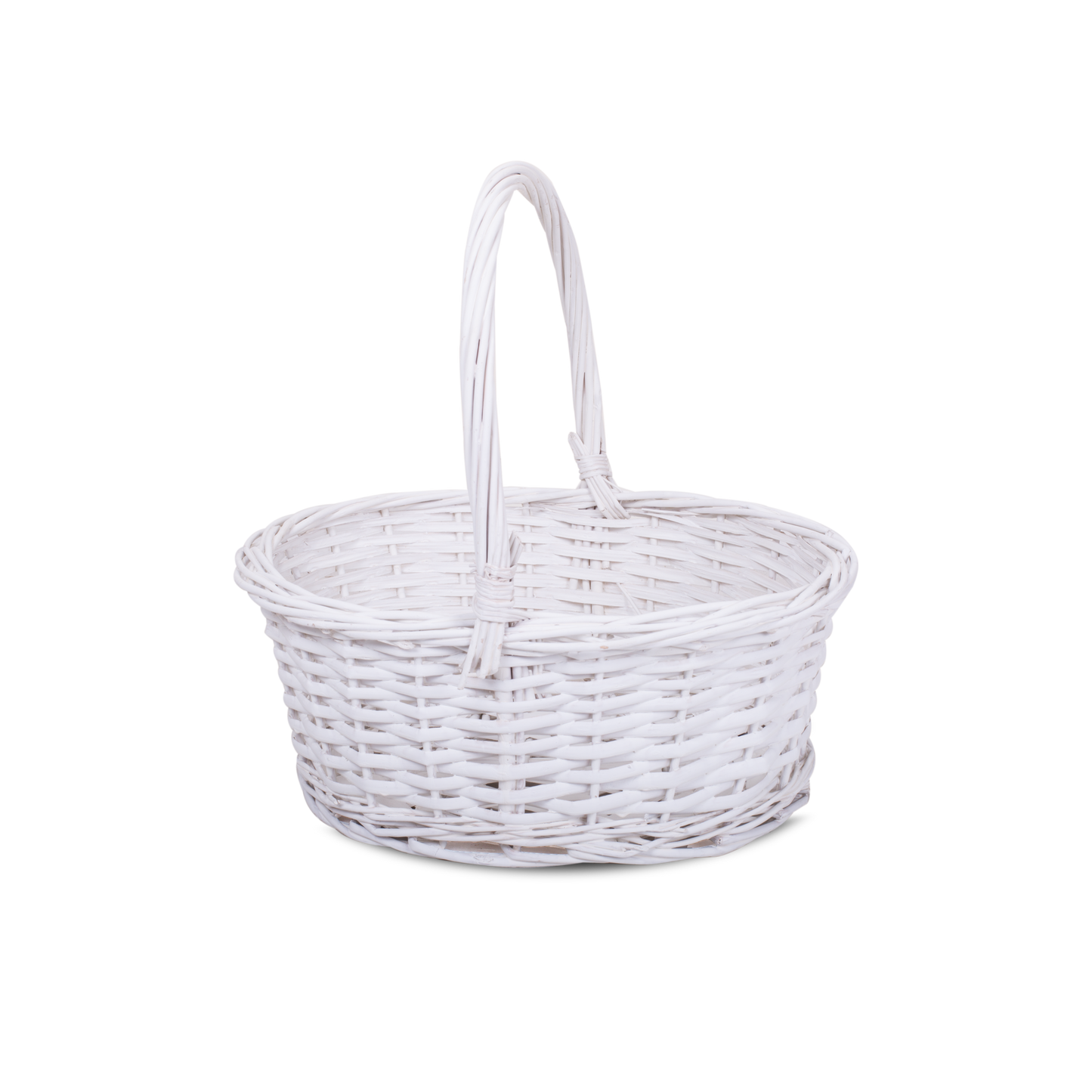 White Gift Basket Shopper