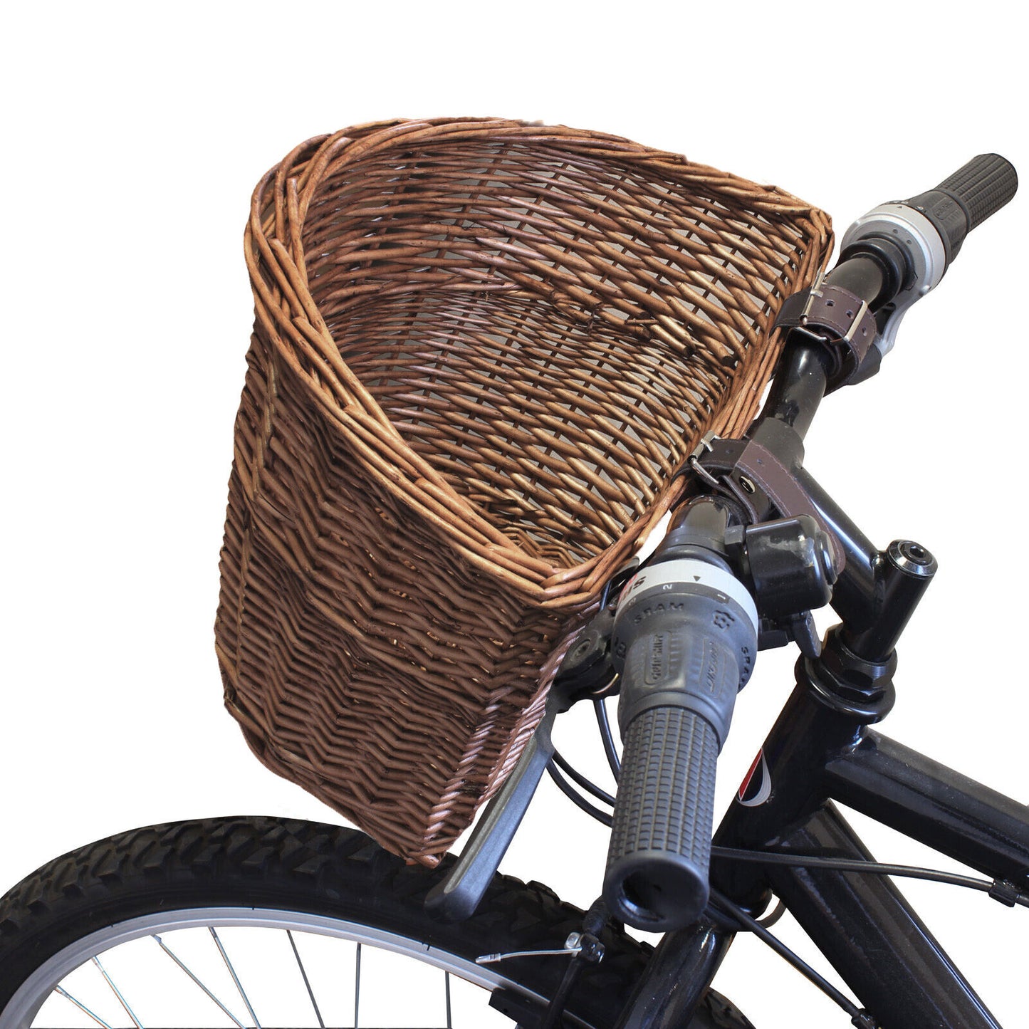 Wicker Bike Bicycle Basket Shopping Basket Cycle Shopping With Handle