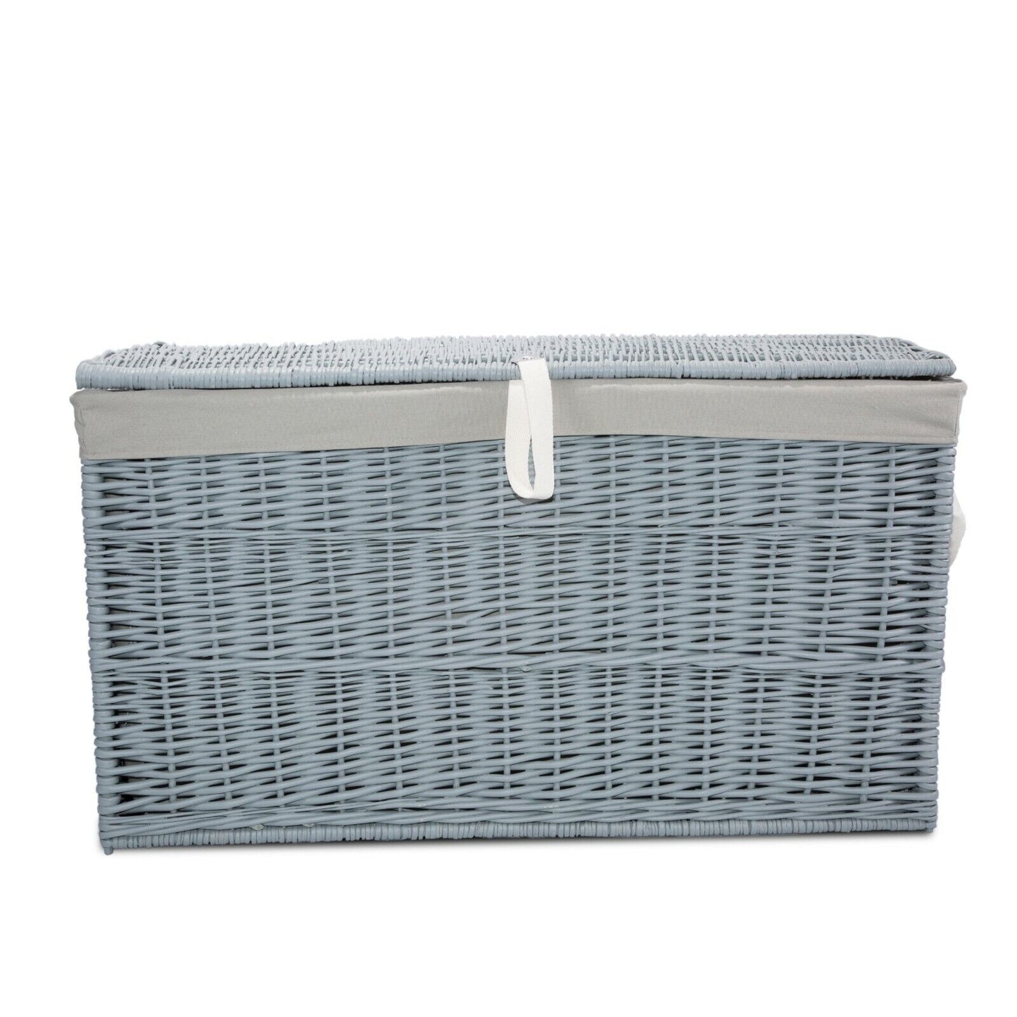 Premium Grey Paint Collection Home Bathroom Storage Wicker Basket Trunk Gift