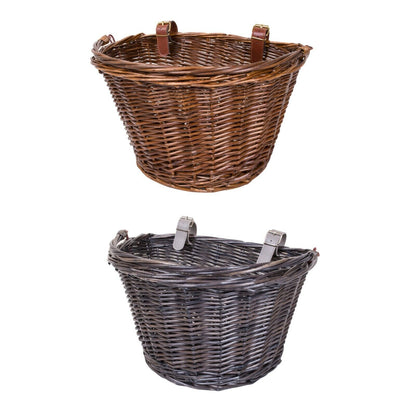 Wicker Bike Bicycle Basket Shopping Basket Cycle Shopping With Handle