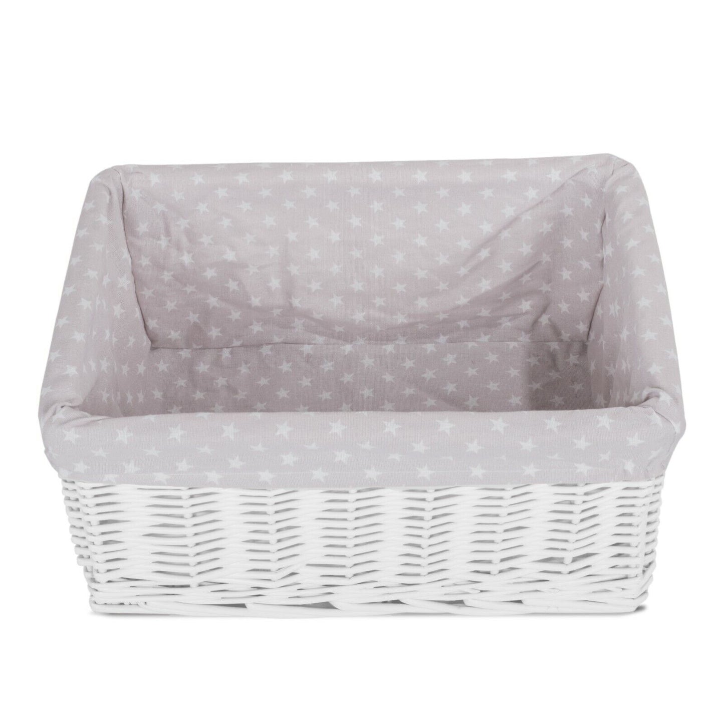 Colorful Painted Nursery Baby Room Wicker Storage Basket New Born Gift Hamper