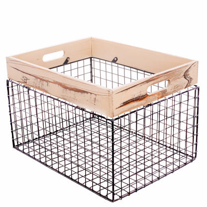 American Style Retail Display Storage Box Christmas Gift Hampers Shelve Basket