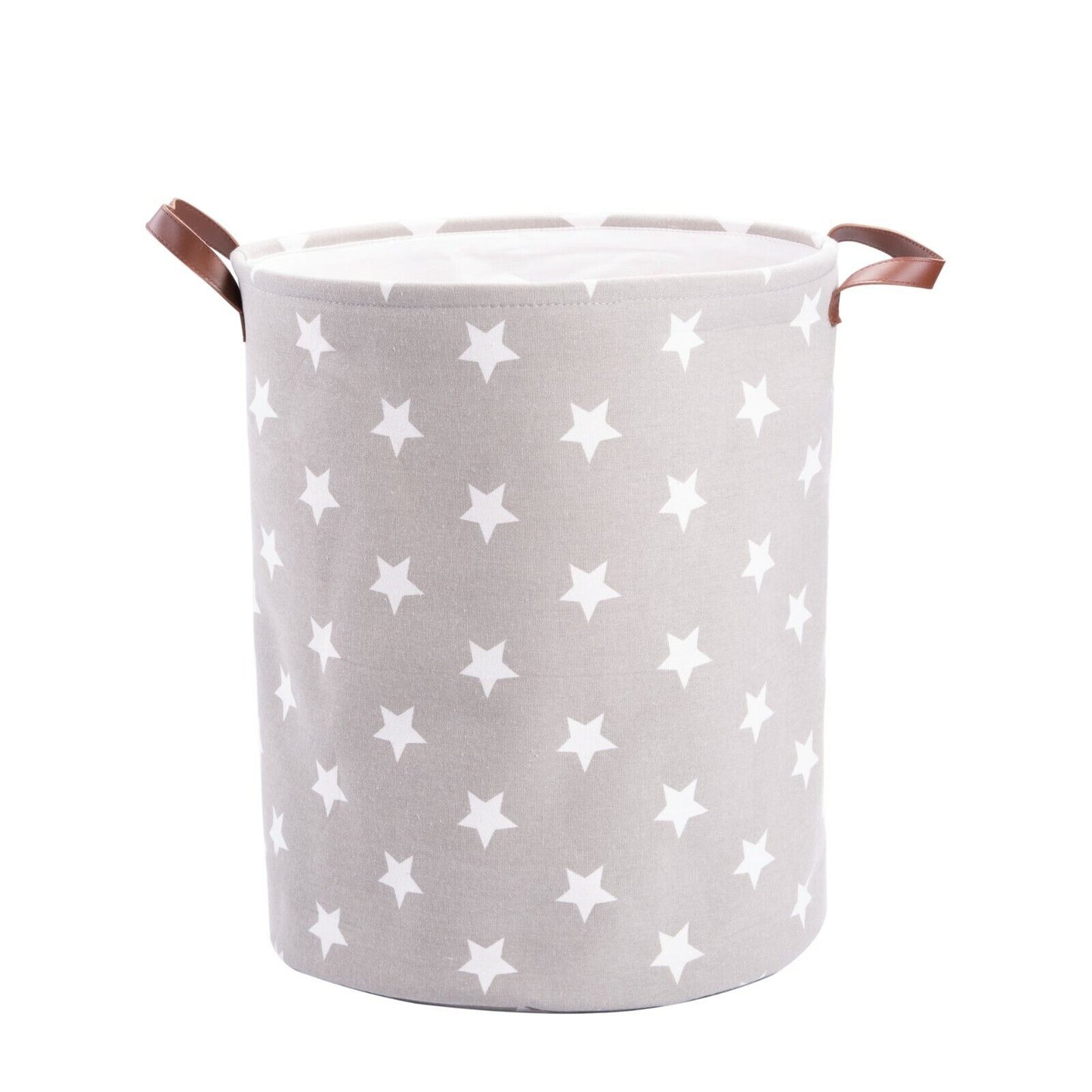 Star Pattern Fabric Laundry Hamper Laundry Bag Storage Box Wardrobe Organizer