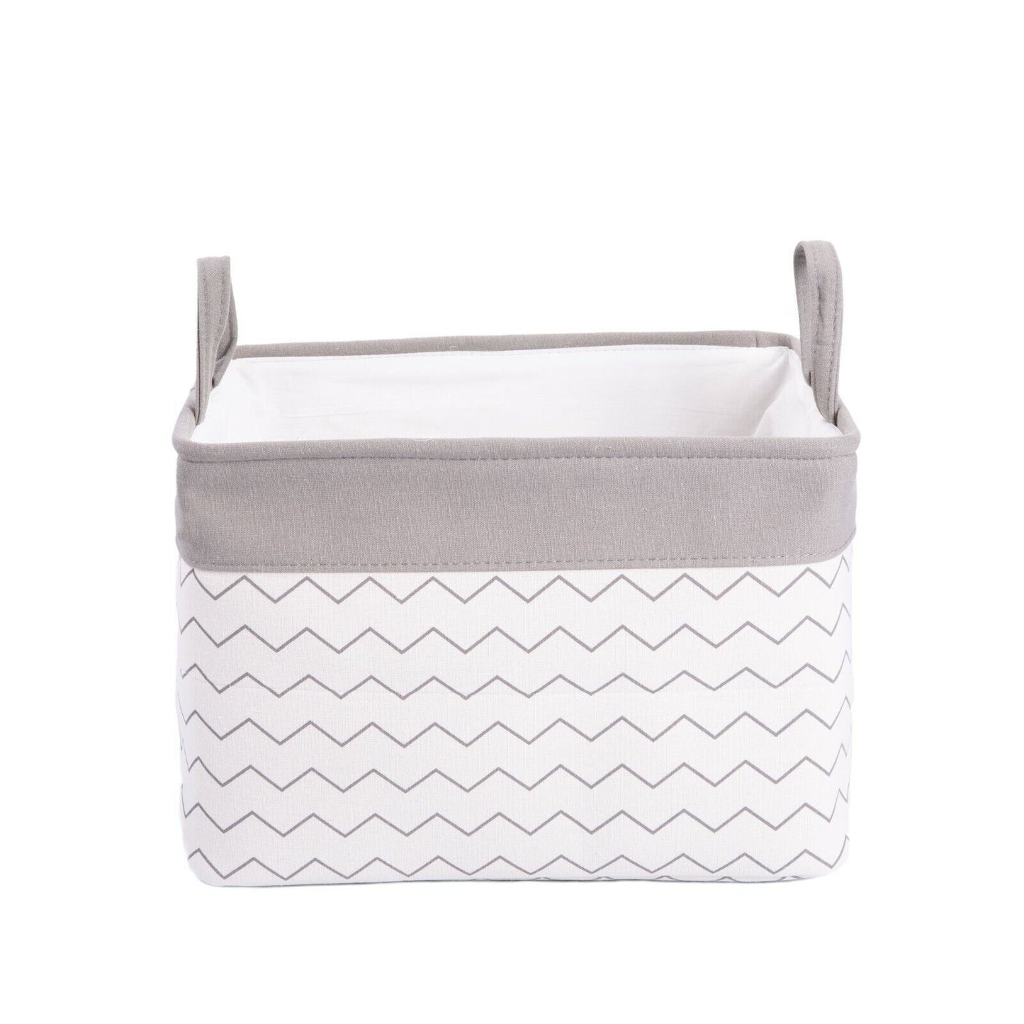 Greenleaves Canvas Laundry Basket With Handle  Rectangular Storage