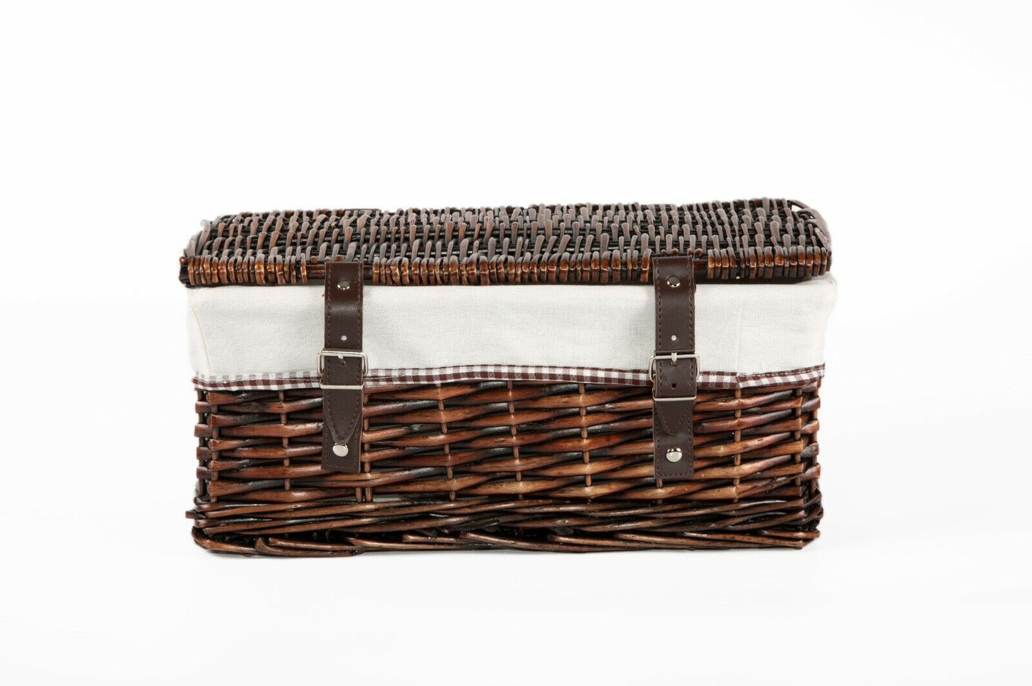 Wicker Storage Hamper With Lid With Liner Gift Hamper Wicker Basket Storage