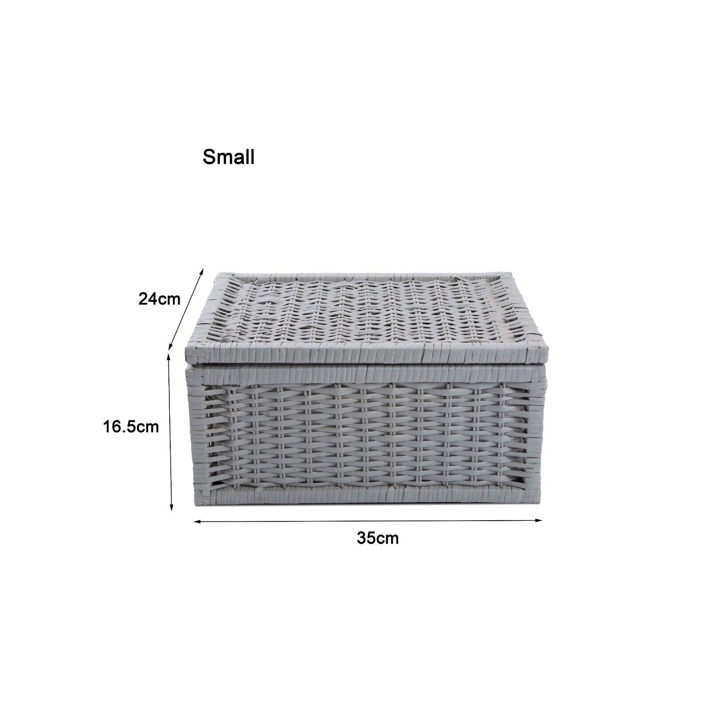 Grey Natural Wicker Basket Bathroom Storage Hamper With Liner