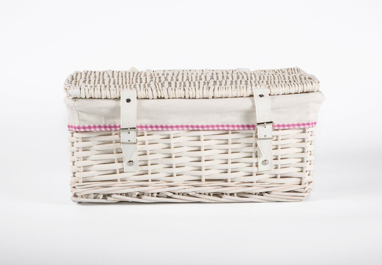 Wicker Storage Hamper With Lid With Liner Gift Hamper Wicker Basket Storage