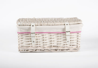 Wicker Storage Hamper With Lid With Liner Gift Hamper Wicker Basket Storage