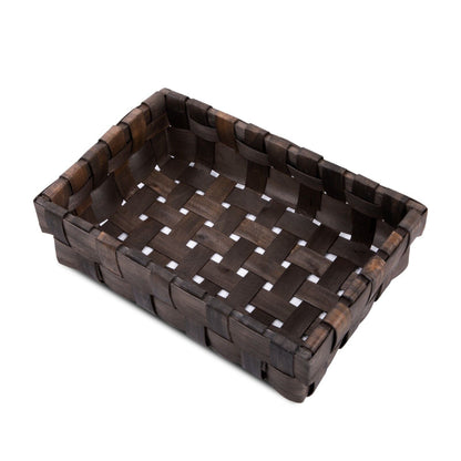 Wooden Storage Baskets Wicker Hamper Basket Gift Basket Bathroom Storage Basket