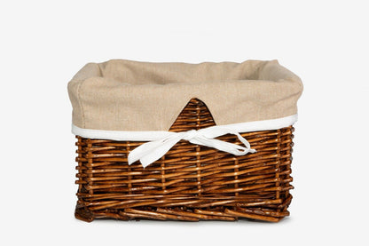 Natural Wicker Home Storage Basket Nursery Room Basket New Born Gift Hamper