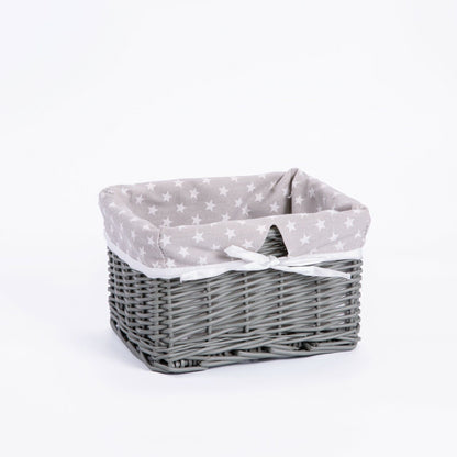 Natural Wicker Home Storage Basket Nursery Room Basket New Born Gift Hamper