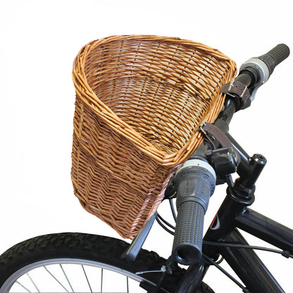 Wicker Bike Bicycle Basket Shopping Basket Cycle Shopping With Handle