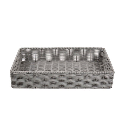 Poly Ratten Bread Basket Counter Display Basket Christmas Gift Basket Kitchen