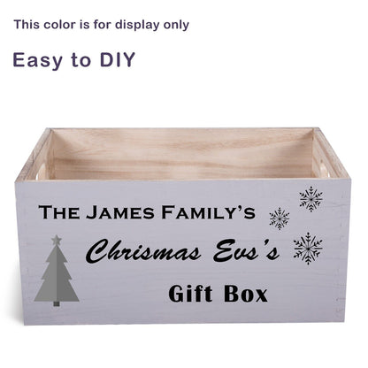 Shelf Wooden Crates Collection Home Storage Box Christmas Gift Hampers