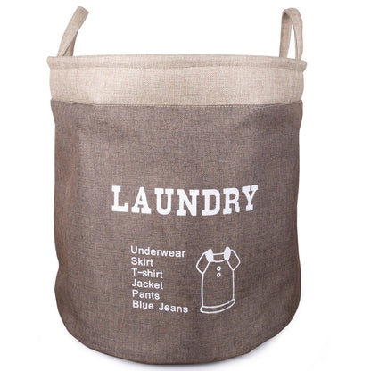 Cloth Laundry Basket Storage Box Bag Kids Baby Toys Collection Bathroom Bedroom