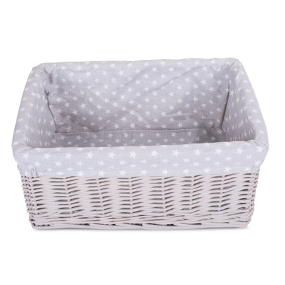 Colorful Painted Nursery Baby Room Wicker Storage Basket New Born Gift Hamper