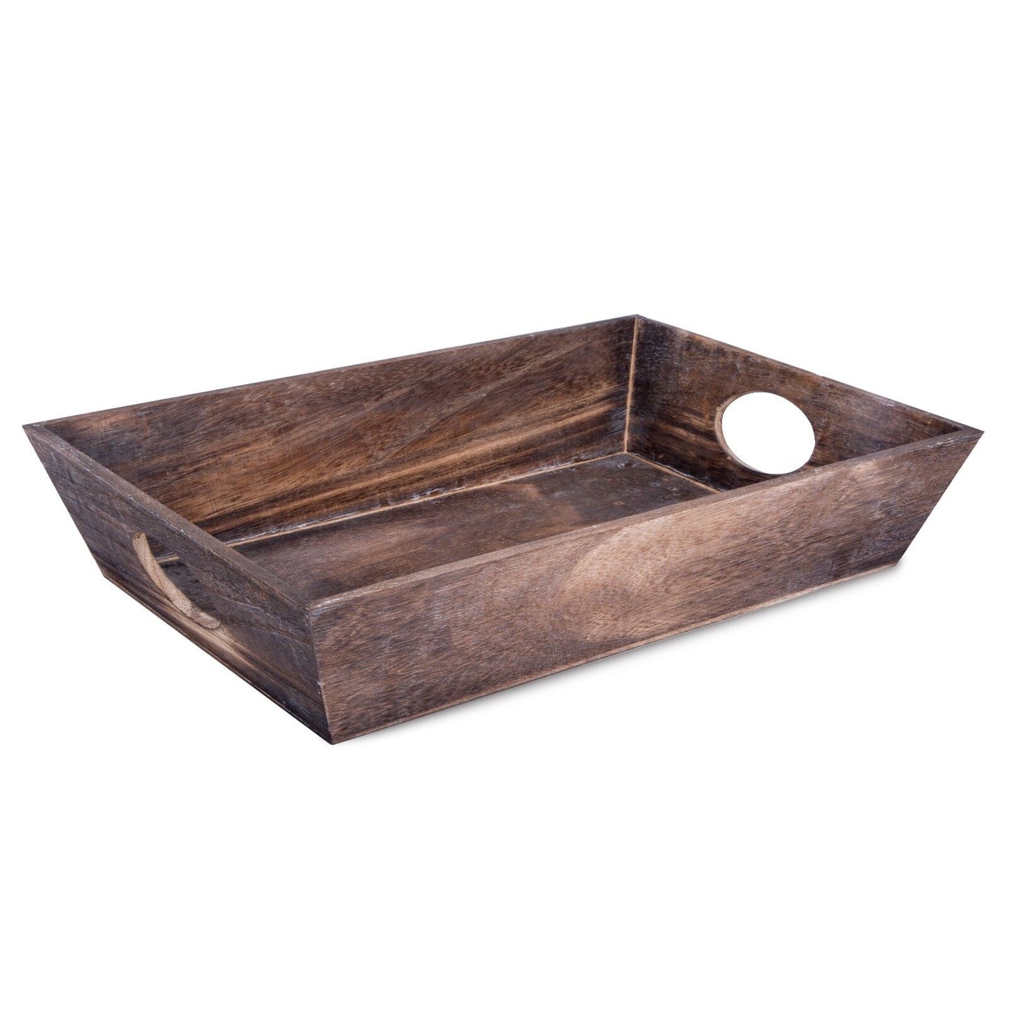 Wooden Serving Tray Crates Retail Display Christmas Gift Hamper Breakfast Tray