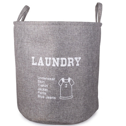 Cloth Laundry Basket Storage Box Bag Kids Baby Toys Collection Bathroom Bedroom