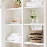 Set of 2 Hand-Woven Multi-Purpose Basket ? Versatile Storage Solution for Home & Office ? Natural, Eco-Friendly Materials